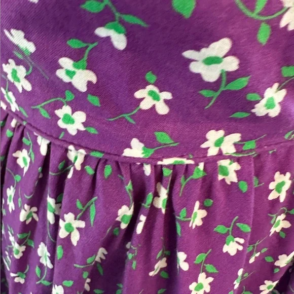 Vintage 1960s Lanz Originals Floral Sundress 💜🌿 - Picture 13 of 13